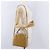 FENDI Handtasche Leder 2way Beige Gold Auth ka6408 Golden - Ansicht 23