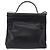 Borsa a mano Christian Dior in pelle 2way Nera Tono Oro Auth 201324 Nero - vista 3