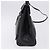 Borsa a mano Christian Dior in pelle 2way Nera Tono Oro Auth 201324 Nero - vista 4
