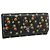 Saffiano Portafoglio lungo PRADA in pelle Safiano nero argento Auth 206067V