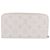 LOUIS VUITTON Monogram Cherry Zippy Long Wallet White M14240 LV Auth 206069SAM Bianco - vista 2