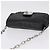 PRADA Chain Shoulder Bag Leather Black Silver Auth mr3021 Silvery - view 7