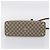 Borsa a Mano GUCCI GG Supreme PVC 2way Beige Tono Oro 409534 Auth gh2344 - vista 11