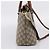 Borsa a Mano GUCCI GG Supreme PVC 2way Beige Tono Oro 409534 Auth gh2344 - vista 4