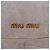Borsa a tracolla Miu Miu Vitellolux Gray Gold Auth 205975V Marrone D'oro - vista 21
