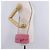 Borsa a tracolla CHANEL Mini Matelasse 20 con catena in pelle d'agnello Pink Gold CC Auth LN219SAM Rosa D'oro - vista 31