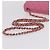 Borsa a tracolla CHANEL Mini Matelasse 20 con catena in pelle d'agnello Pink Gold CC Auth LN219SAM Rosa D'oro - vista 7