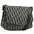Borsa a tracolla Christian Dior Trotter Canvas Nero Oro Auth 206120V D'oro