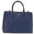 Borsa PRADA Galleria Saffiano 2way Blue Gold Auth 203895A D'oro - vista 13