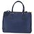 Borsa PRADA Galleria Saffiano 2way Blue Gold Auth 203895A D'oro - vista 2