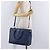 Borsa PRADA Galleria Saffiano 2way Blue Gold Auth 203895A D'oro - vista 31