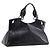 Borsa CARTIER Marcello de Cartier SM Vernice Nera Argento Auth bs37151 Nero