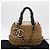 Borsa a tracolla con catena CHANEL in rafia 2way Beige Gold CC Auth 200780SAM D'oro - vista 28