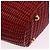 Borsa a mano PRADA in vimini e rattan 2way Rosso Oro Auth LN124SAM D'oro - vista 19
