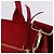 Borsa a mano PRADA in vimini e rattan 2way Rosso Oro Auth LN124SAM D'oro - vista 23