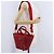 Borsa a mano PRADA in vimini e rattan 2way Rosso Oro Auth LN124SAM D'oro - vista 30