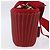 Borsa a mano PRADA in vimini e rattan 2way Rosso Oro Auth LN124SAM D'oro - vista 4
