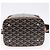 GOYARD Herringbone Vanity Muse Handtasche PVC 2way Schwarz Silber Auth 203159SM - Ansicht 12