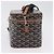 GOYARD Herringbone Vanity Muse Handtasche PVC 2way Schwarz Silber Auth 203159SM - Ansicht 4