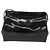 Borsa a tracolla GUCCI in pelle verniciata Nero Argento 001 2113 1677 Auth ka6380 - vista 3