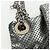 Borsa a tracolla con catena CHANEL 2.55 in pelle traforata Verde Argento CC Auth bs37393V D'oro - vista 15