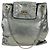 Borsa a tracolla con catena CHANEL 2.55 in pelle traforata Verde Argento CC Auth bs37393V D'oro - vista 2