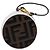 Porte-clé pochette FENDI Zucca Canvas Marron Or Auth bs37390A Doré - vue 2