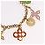 LOUIS VUITTON Porte Cles Chainne Looping Metal Multicolor M66005 LV Auth mr3034A Multicolore - vista 14