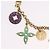 LOUIS VUITTON Porte Cles Chainne Looping Metal Multicolor M66005 LV Auth mr3034A Multicolore - vista 2
