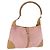 Bolsa de Ombro GUCCI Bamboo Jackie Suede Pink Gold 001 4060 Auth 206044A Rosa Dourado