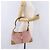 Bolsa de Ombro GUCCI Bamboo Jackie Suede Pink Gold 001 4060 Auth 206044A Rosa Dourado - vista 27