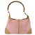 Bolsa de Ombro GUCCI Bamboo Jackie Suede Pink Gold 001 4060 Auth 206044A Rosa Dourado - vista 3