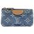 LOUIS VUITTON Monogram Denim Pochette Cles Coin Purse Blue M82961 Auth mr2995V Azul Monograma - vista 13