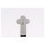 LOUIS VUITTON Money Clip metallo set da 2 Argento LV Auth bs37306 - vista 9