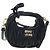 Borsa Hobo Miu Miu Matelassé in pelle 2way Nero Tono Oro Auth 167609SAM