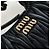 Borsa Hobo Miu Miu Matelassé in pelle 2way Nero Tono Oro Auth 167609SAM - vista 20