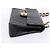CHANEL Matelasse Big Matelasse 34 Borsa a Tracolla Lamb Skin Black CC Auth mr2970SAV Nero - vista 5