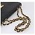 CHANEL Matelasse Big Matelasse 34 Borsa a Tracolla Lamb Skin Black CC Auth mr2970SAV Nero - vista 7