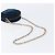 Borsa a tracolla Gianni Versace Chain Velluto Navy Tono Oro Auth bs37150 Blu navy - vista 7