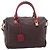 Bolsa de mão LOEWE em couro 2way Bordeaux tom dourado Auth bs37128A - vista 13