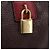 Bolsa de mão LOEWE em couro 2way Bordeaux tom dourado Auth bs37128A - vista 21