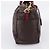 Bolsa de mão LOEWE em couro 2way Bordeaux tom dourado Auth bs37128A - vista 3
