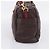 Bolsa de mão LOEWE em couro 2way Bordeaux tom dourado Auth bs37128A - vista 4