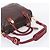 Bolsa de mão LOEWE em couro 2way Bordeaux tom dourado Auth bs37128A - vista 8