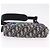 Borsa Safari Christian Dior Trotter Canvas Jacquard Navy Silver Auth 203107SAM Argento Blu navy - vista 13