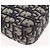 Borsa Safari Christian Dior Trotter Canvas Jacquard Navy Silver Auth 203107SAM Argento Blu navy - vista 16