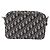 Borsa Safari Christian Dior Trotter Canvas Jacquard Navy Silver Auth 203107SAM Argento Blu navy - vista 3
