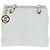 Borsa a tracolla CHANEL Matelasse con catena in pelle d'agnello Bianco Gold CC Auth bs37211 D'oro - vista 2