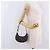 Céline CELINE Triomphe Mini Ava Pouch PVC Black Gold Auth 202524M Schwarz Golden - Ansicht 22