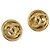 CHANEL Ohrringe Metall Goldfarben CC Auth bs37165V